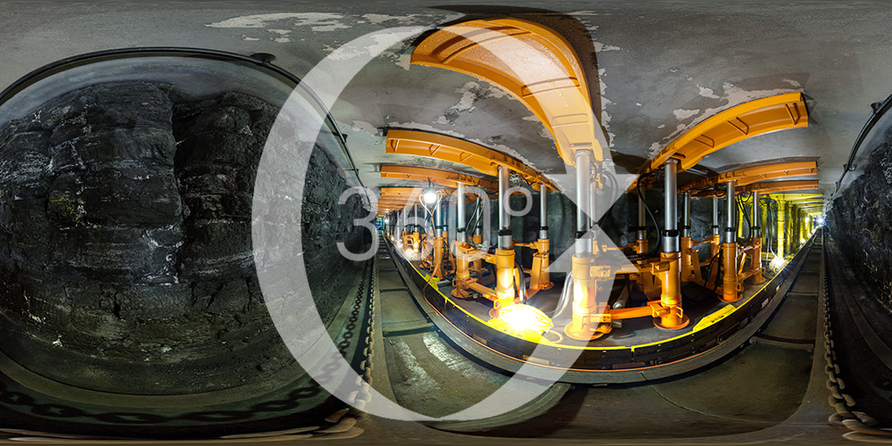 Strebausbau im Bergbaumuseum